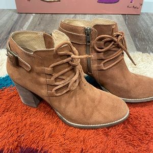 Diba suede booties